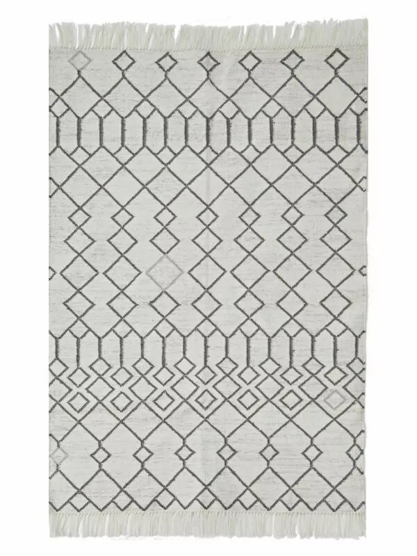 Productfoto van vloerkleed met beige en bruine kleuren