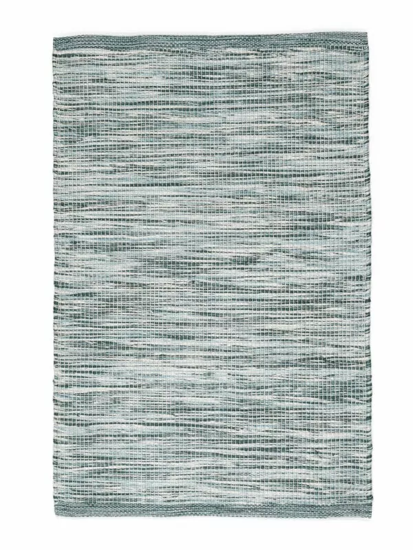 Productfoto aqua kleurig vloerkleed met groen blauw en witte melange