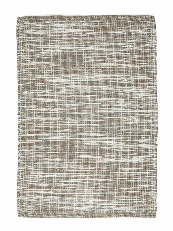 Productfoto van rechthoekig vloerkleed in zandkleur