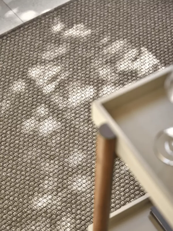 Buitenkleed sisal look op maat gemaakt bruin
