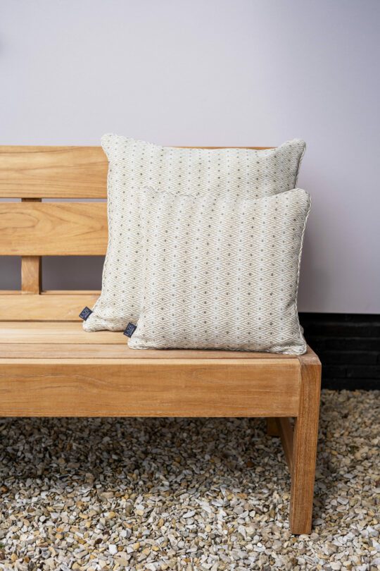LAZE outdoor decorative cushion ‘Diamond’ beige