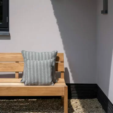 LAZE outdoor decorative cushion ‘Diamond’ grey