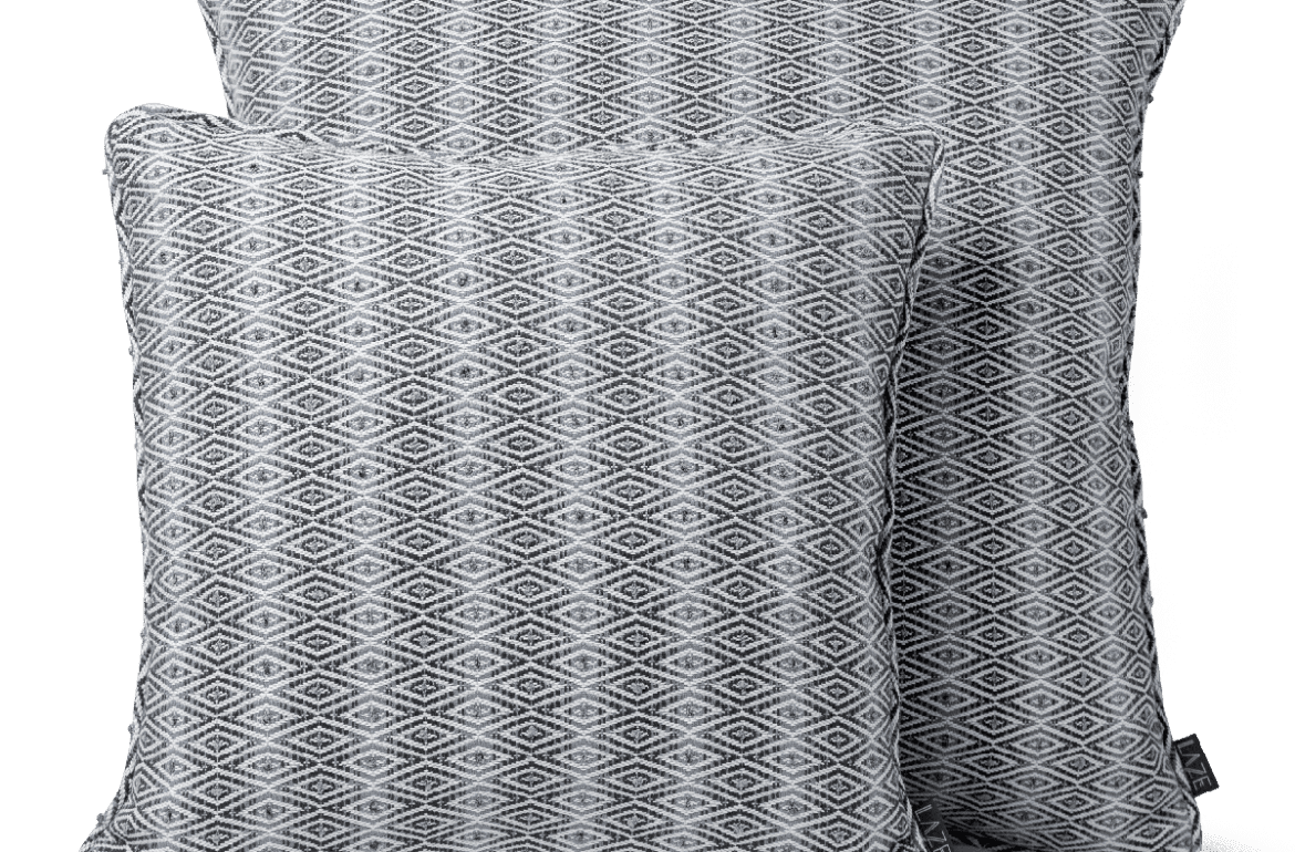 LAZE cushions diamond grey small and big