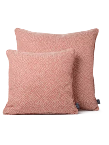 LAZE outdoor decorative cushions 'Maze' coral