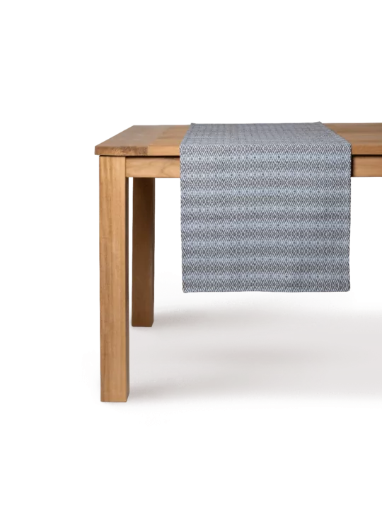 LAZE table runner diamond grey