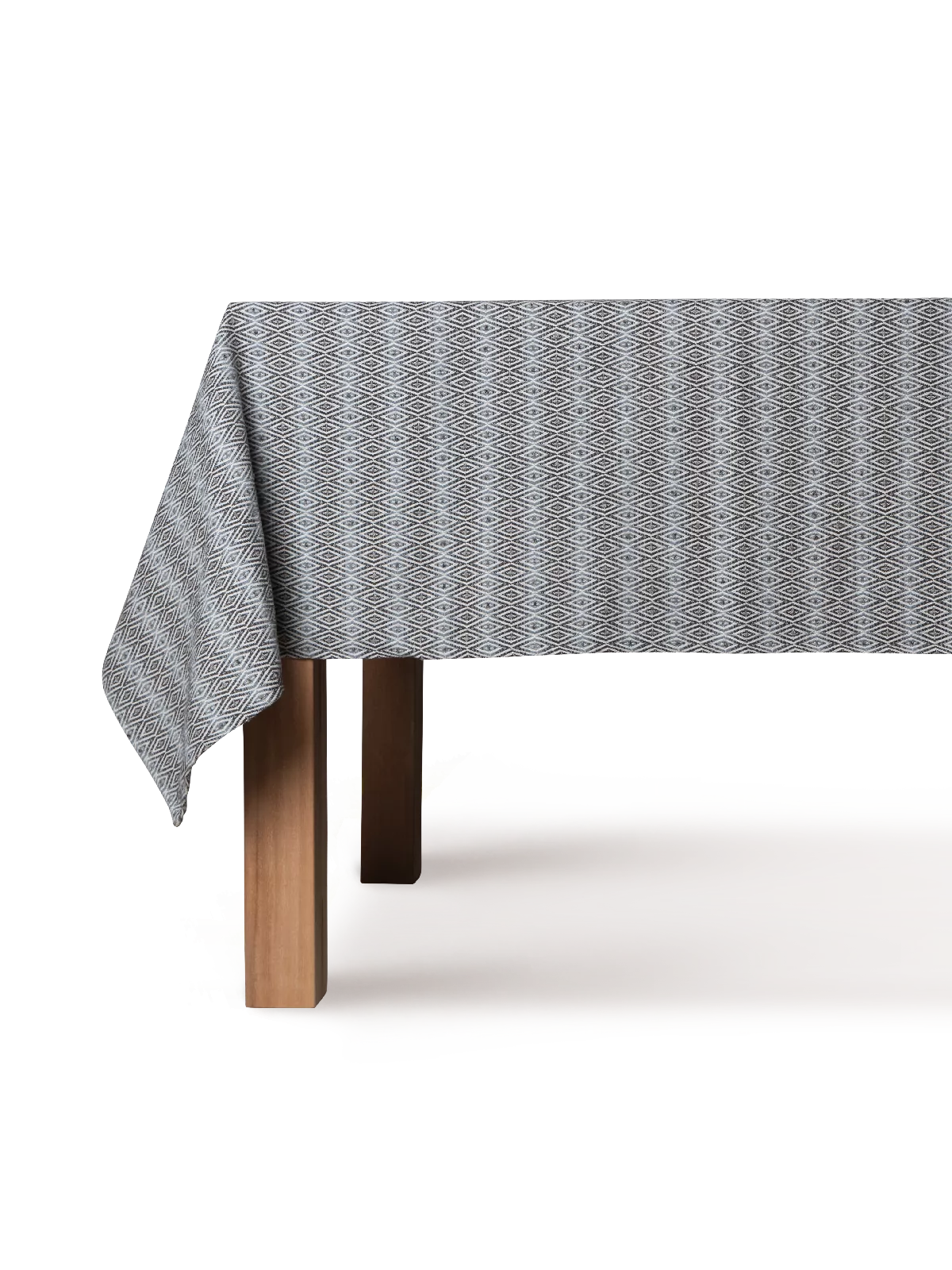 LAZE outdoor tablecloth 'Diamond' dark grey and blue