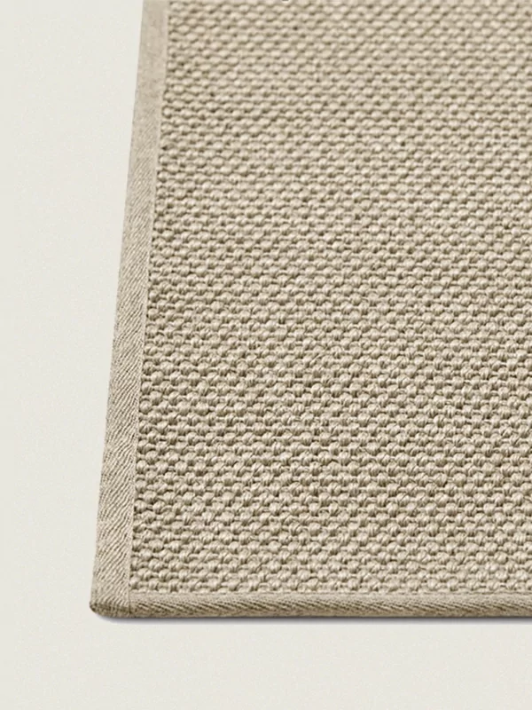 Buitenkleed sisal look fijn geweven zandkleur