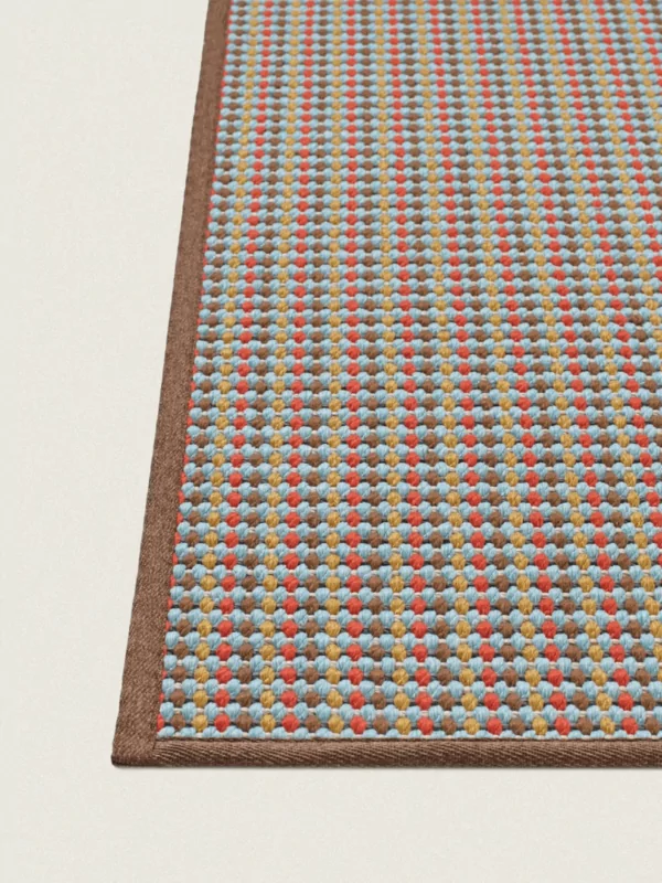 Buitenkleed sisal look met kleurencombinatie 1