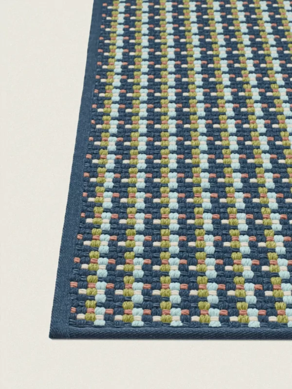 Buitenkleed sisal look met kleurencombinatie 2