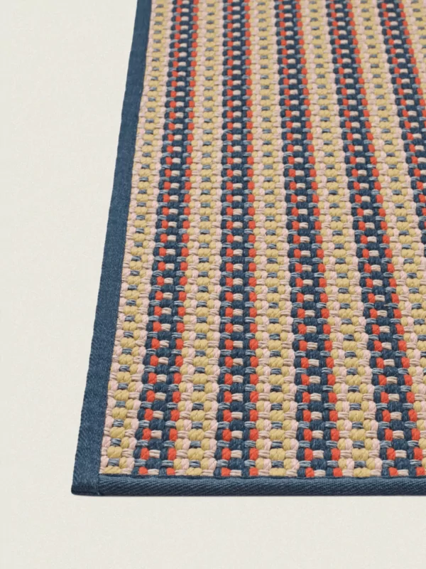Buitenkleed sisal look met kleurencombinatie 3