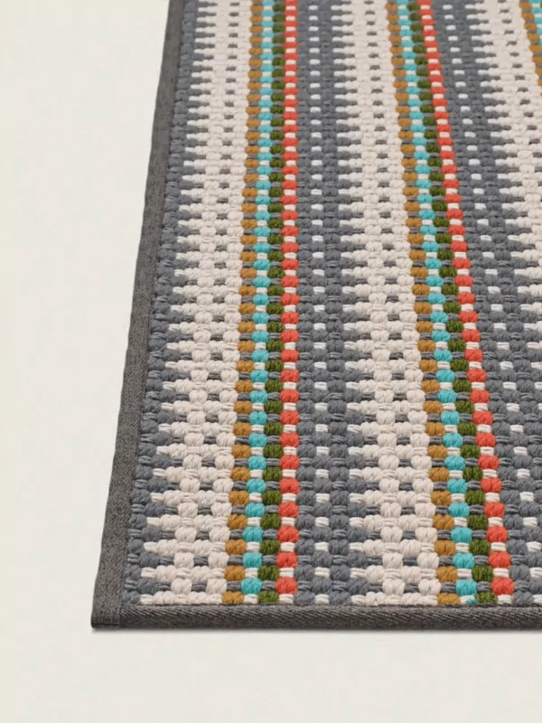 Buitenkleed sisal look met kleurencombinatie 8